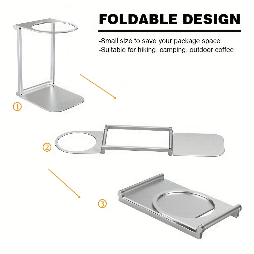 Elegant 2-Tier Coffee Station Stand