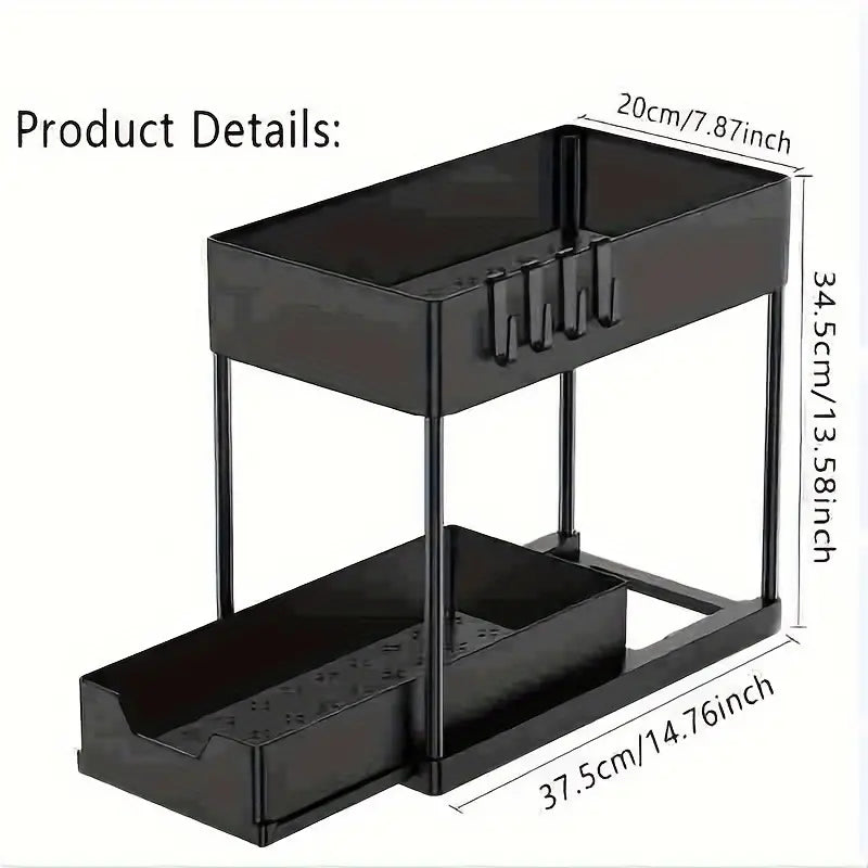 Pull-Out Under Sink Organiser Rack