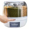 360° Rotating 6-Grid Cereal Dispenser