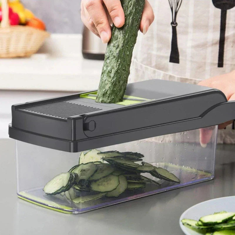16-Piece Multifunctional Veggie Chopper Set
