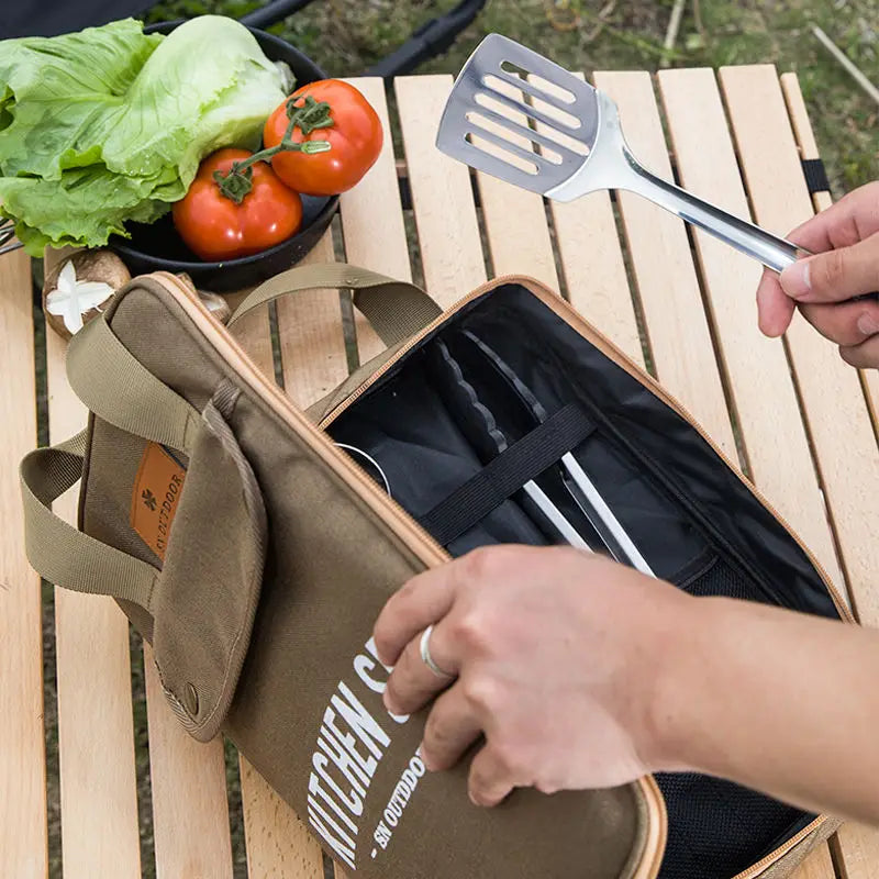 8-Piece Outdoor Camping Cookware Set