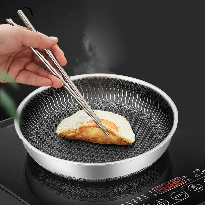 Honeycomb Nonstick Stainless Steel Skillet
