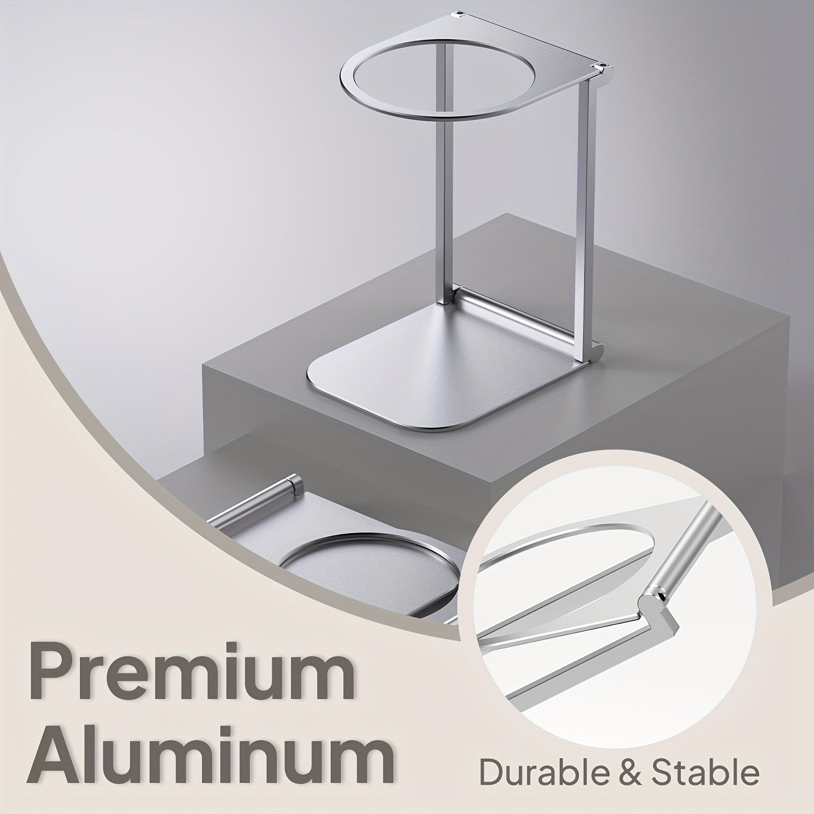 Elegant 2-Tier Coffee Station Stand