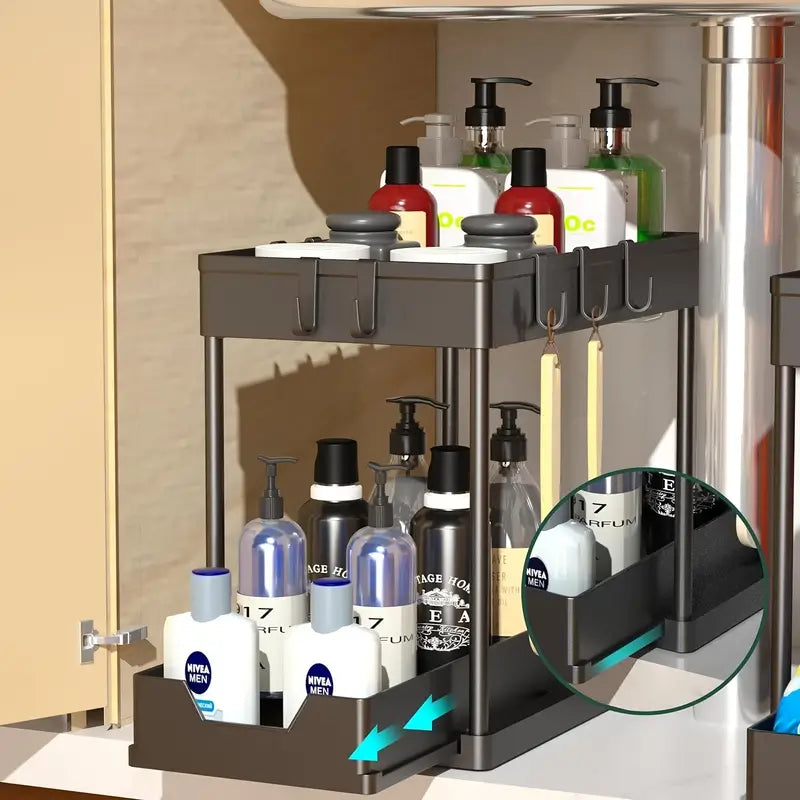 Pull-Out Under Sink Organiser Rack